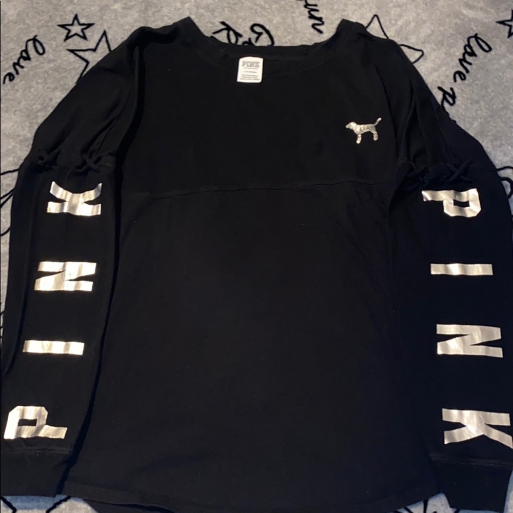 Victoria’s Secret pink bling long sleeve shirt